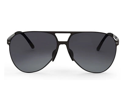 Zenith UV400 Large Unisex Black Polarized Sunglasses for Women
