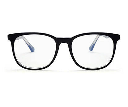 Dark Blue Square Eyeglasses for Men and Women