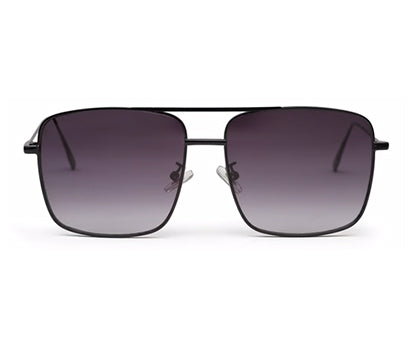 Black With Gradient UV 400 Protected Aviator Sunglasses For Men & Women