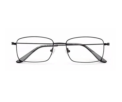MATTE BLACK RECTANGLE EYEGLASSES