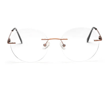 Rimless Round Spectacle Frames