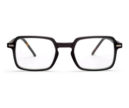 Tort Brown Grey Full-Rim Square Chasma for Kids