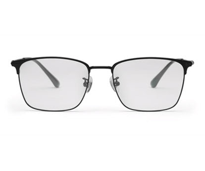 ZENITH TITANIUM BLACK RECTANGLE SPECS FOR MEN