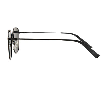 Black Shade Oval Shaped UV Sunglass