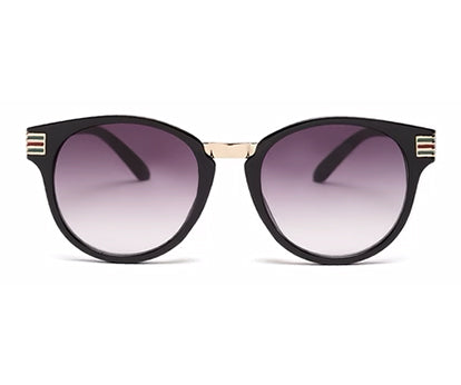 Gradual Grey Black Cateye Style UV Sunglass