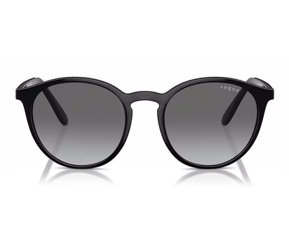 Vogue Eyewear Women's Vintage Black Round Sunglasses
