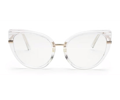 Transparent Cat-Eye Glasses