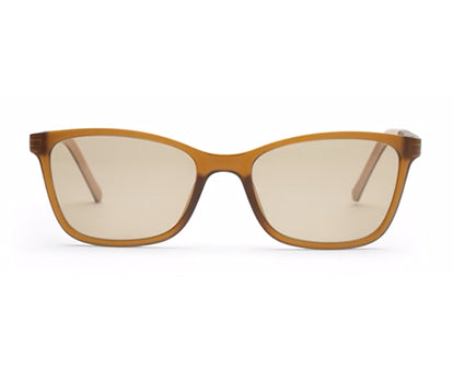 UV400 BROWN RECTANGLE KIDS SUNGLASSES