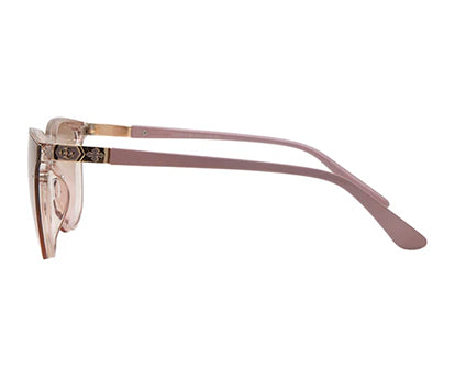 Light Brown Shade Cateye Style UV Sunglass