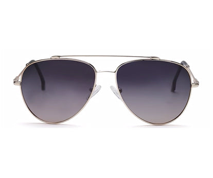 Golden Aviator Full Rim Metal Sunglasses