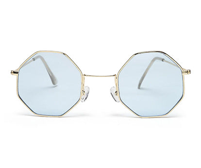Blue Hexagon Unisex UV Protected Sunglass