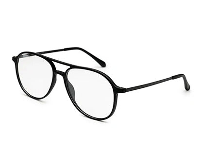 Classic Aviator Black Ultralight Spectacles