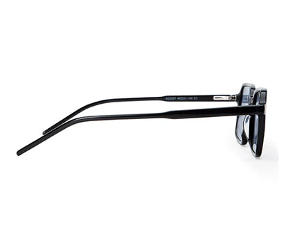 Black Square Shaped Acetate Frame