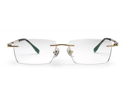 Zenith Rimless Titanium Chasma with Golden Black Temple
