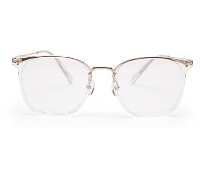 ZENITH TITANIUM TRANSPARENT GOLD WAYFARER UNISEX CHASHMA