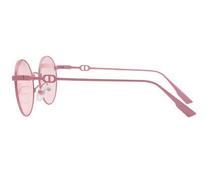 Pink Shade Round Shape UV Sunglass