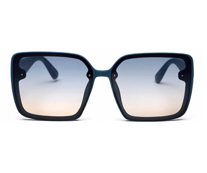 Gradient Blue Square UV Sunglass for Women