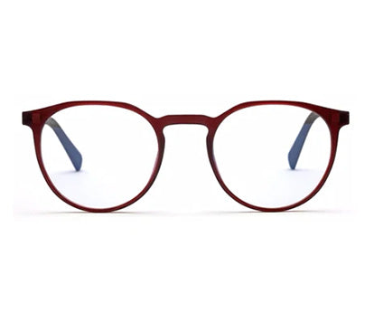 Wine Oval Clip-on Eyeglasses for Men and Women
