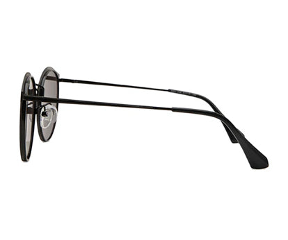 Black Glossy Cateye Shaped UV Sunglass