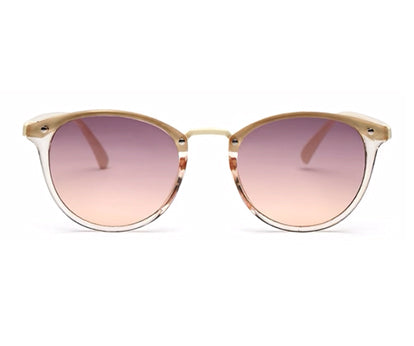 Beige Oval UV 400 Protection Polarised Sunglass for Women