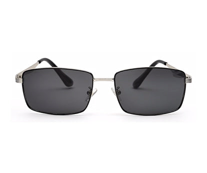 Gunmetal Rectangle Polarized Sunglass for Men