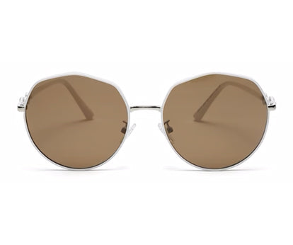 Black Large Oval UV Protection Sunglasses for Women