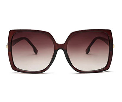 Brown Square UV 400 Polarised Sunglass for Women