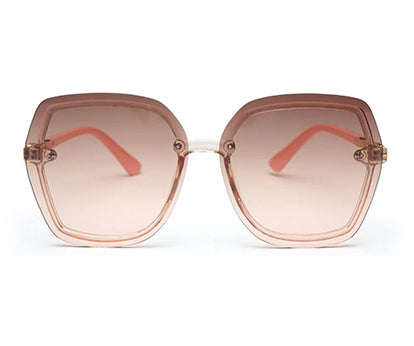 Light Brown Pink UV Sunglass for Women