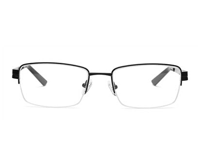 CLASSIC BLACK RECTANGLE EYEGLASSES