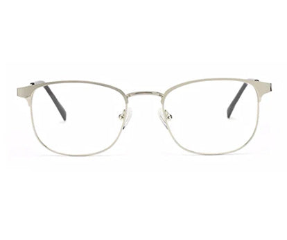 SILVER CLUBMASTER UNISEX EYEGLASSES