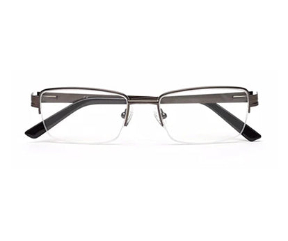 HALF RIM BLACK EYEGLASS FOR MEN