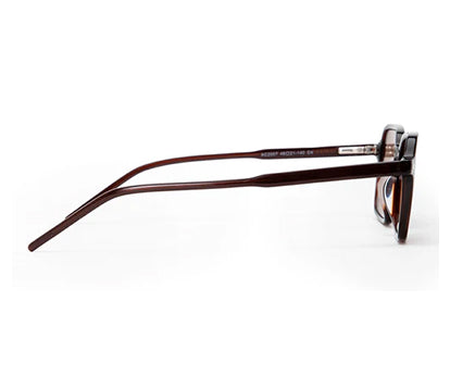 Brown Square Shaped Acetate Sunglasses