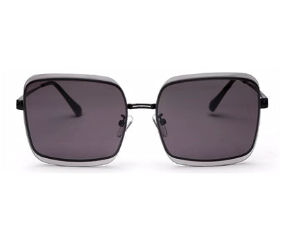 Black Rectangle UV Sunglass for Men
