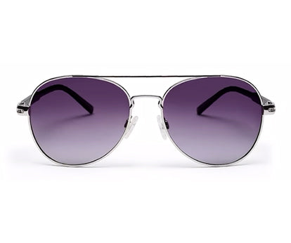 Black Aviator Polarised UV Sunglass