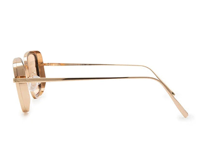 Light Brown Square Shaped UV Sunglass
