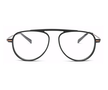 Trendy Black Round Glasses
