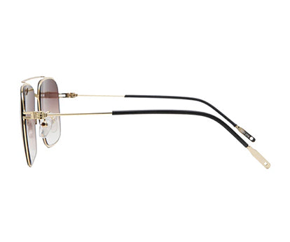 Gradual Brown Square Shaped UV Sunglass