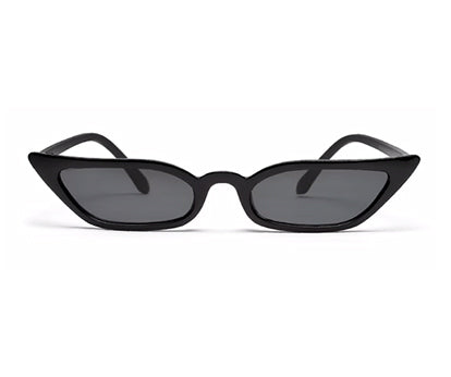 Black Large Cateye Vintage UV Protected Sunglass for Women
