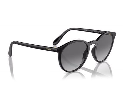 Vogue Eyewear Women's Vintage Black Round Sunglasses