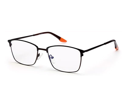 Black Rectangle Eyeglasses for Men