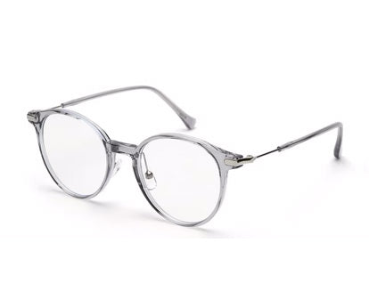 ZENITH TITANIUM ROUND SILVER SPECS FOR WOMEN