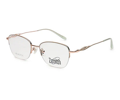 Zenith Titanium Rose Gold Crystal Frames