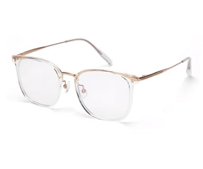 ZENITH TITANIUM TRANSPARENT GOLD WAYFARER UNISEX CHASHMA