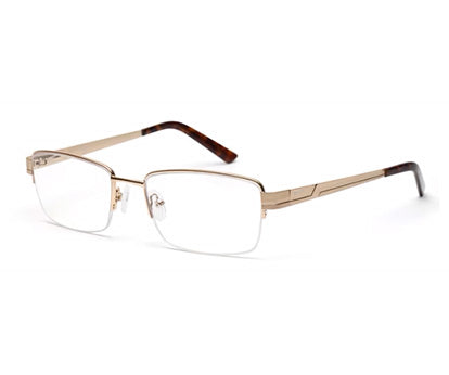 HALF RIM TORT TEMPLE RECTANGLE CHASHMA FOR MEN