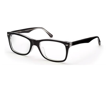 Charcoal Grey Rectangle Eyeglasses for Men