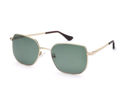 Green Square Unisex Sunglasses