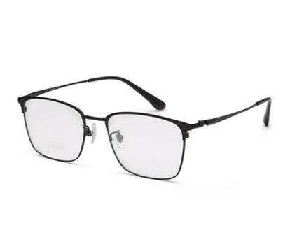 ZENITH TITANIUM BLACK RECTANGLE SPECS FOR MEN