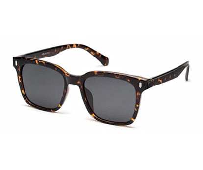 Black Leopard Print Sunglasses