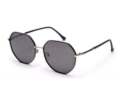 Black Round UV Ray Protection Sunglass for Men & Women