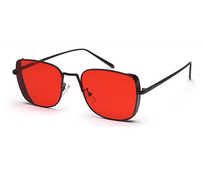 Red Squared UV Sunglass for Men and Women